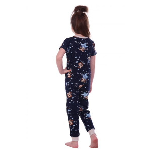 Пижама детская "Бамбино" кулирка (р-ры: 28-36) темно-синий