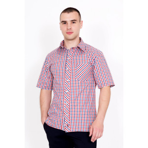 Рубашка мужская "Оливер" сорочечная ткань (р-ры: 40-49 по вороту)