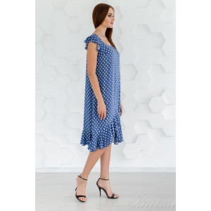 Платье женское "Хлоя" вискоза (р-ры: 44-54) синий