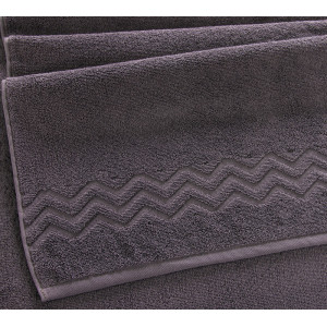 Полотенце махровое "Бремен" серый шато