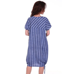 Платье женское №1200/1 кулирка (р-ры: 50-64) синий