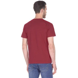 Мужская футболка "Vestco" хлопок (р-ры: S-4XL) бордовый Мужская футболка "Vestco" хлопок (р-ры: S-4XL) бордовый