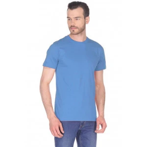 Мужская футболка "Vestco" хлопок (р-ры: M-5XL) василек Мужская футболка "Vestco" хлопок (р-ры: M-5XL) василек