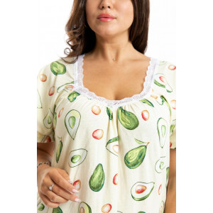 Сорочка женская 594 кулирка (р-ры: 50-66) авокадо