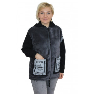 Куртка женская К1177.2 велсофт+футер (р-ры: 48-62) 