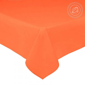 Простыня классическая сатин "Гламур" оранжевый