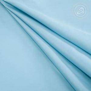 Простыня классическая сатин "Гламур" голубой