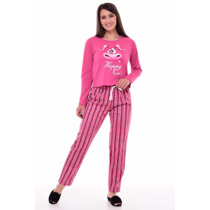 Пижама женская 1193 кулирка (р-ры: 42-56) розовый