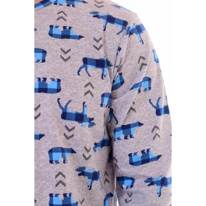 Пижама мужская 9147 кулирка (р-ры: 46-60) синий