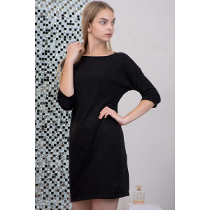Платье женское №24807 джерси (р-ры: 44-54) черный