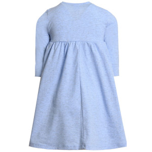 Платье детское "Маняша" кулирка (р-ры: 92-128) голубой