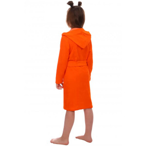 Халат детский "Лучик" махра (р-ры: 32-38) оранжевый