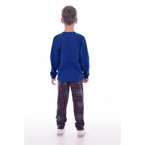 Пижама детская 7275 кулирка (р-ры: 30-34) синий
