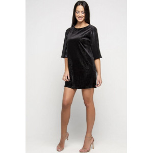 Платье женское №SP003 BLK вискоза (р-ры: 44-54) черный