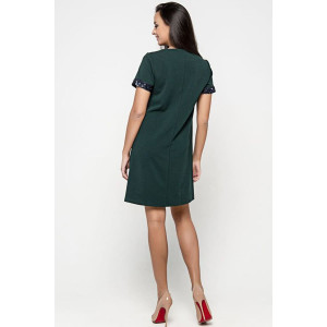 Платье женское №SP008 GRN вискоза (р-ры: 44-54) зеленый