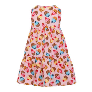 Платье детское "Флорида" кулирка (р-ры: 104-134) розовый
