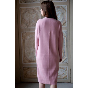 Платье женское "Хлоя А" трикотаж (р-ры: 40-54) розовый