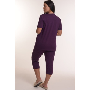 Пижама женская №1265/1 вискоза (р-ры: 50-60) фиолетовый