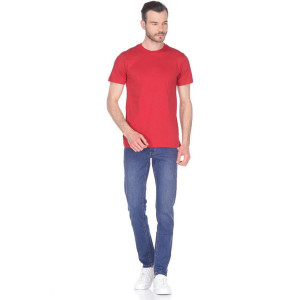 Мужская футболка "Vestco" хлопок (р-ры: S-4XL) красный