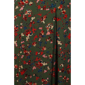 Юбка-брюки женская Бю03л штапель (р-ры: 44-54) зеленый