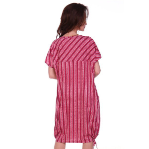 Платье женское №1200 кулирка (последний размер) розовый 54