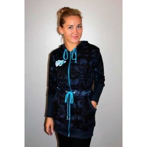 Куртка женская К464 футер (р-ры: 48-58) темно-синий