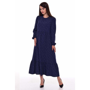 Платье женское Ф1069в ниагара (р-ры: 42-56) темно-синий