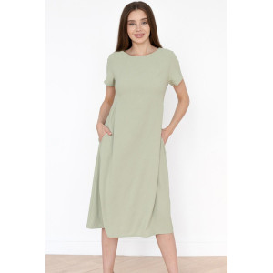 Платье женское "Мира" полиэстер (р-ры: 44-54) зеленый
