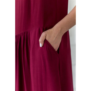 Платье женское "Дженнифер" вискоза (р-ры: 44-64) красный