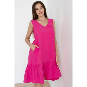Платье женское "Даниэль" хлопок (р-ры: 42-56) розовый