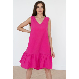 Платье женское "Даниэль" хлопок (р-ры: 42-56) розовый