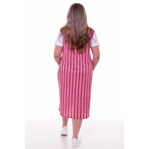 Платье женское 4083а кулирка (р-ры: 48-62) розовый