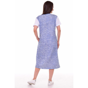 Платье женское 4090 кулирка (р-ры: 48-62) джинс