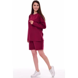 Костюм двойка женский 5292в футер 2-х нитка (р-ры: 42-60) бордо Костюм двойка женский 5292в футер 2-х нитка (р-ры: 42-60) бордо