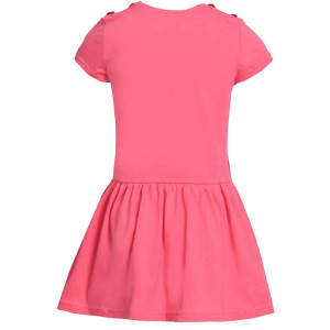 Платье детское "Девчата" кулирка (р-ры: 98-122) кораллово-розовый