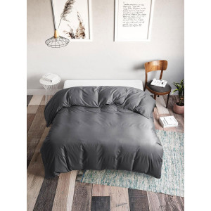 Пододеяльник классический поплин "Графит" 812 Пододеяльник классический поплин "Графит" 812