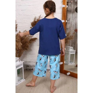 Костюм двойка детский №15133 кулирка флам (р-ры: 32-42) Костюм двойка детский №15133 кулирка флам (р-ры: 32-42)
