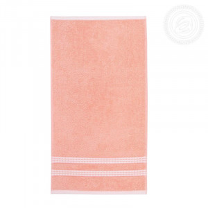 Полотенце махровое "Классик" розово-персиковый