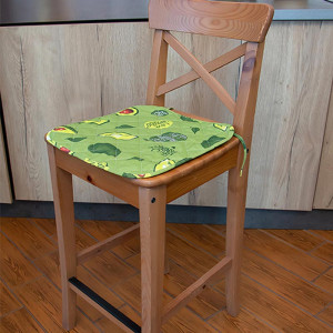 Чехол на стул с завязками "Радушная хозяйка" рогожка "Авокадо"