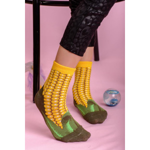 Носки женские "Кукуруза" - упаковка 3 пары