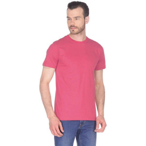 Мужская футболка "Vestco" хлопок (р-ры: M-4XL) розовый