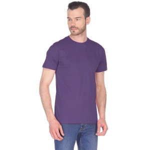 Мужская футболка "Vestco" хлопок (р-ры: M-4XL) фиолетовый