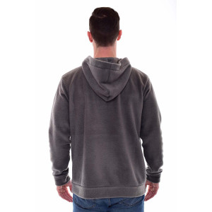 Толстовка мужская 9155 флис (последний размер) серый 46