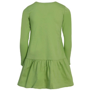 Платье детское "Бузина" кулирка (р-ры: 104-134) зеленый
