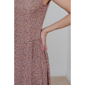 Платье женское "Илона" вискоза (р-ры: 46-64) розовый
