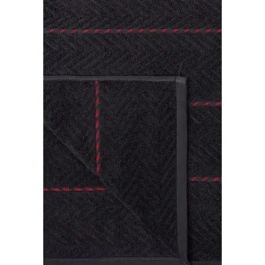 Полотенце махровое "Tweed" черный