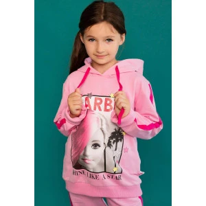 Толстовка детская №22469 "Barbie" футер 2-х нитка (р-ры: 110-140) Толстовка детская №22469 "Barbie" футер 2-х нитка (р-ры: 110-140)