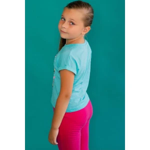 Футболка детская №22468 "Barbie" кулирка (р-ры: 110-140) Футболка детская №22468 "Barbie" кулирка (р-ры: 110-140)