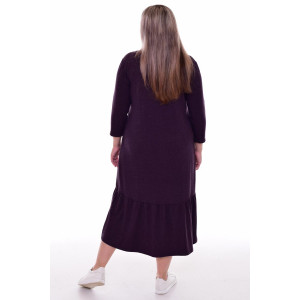 Платье женское Ф1071в вискоза (р-ры: 48-62) черничный