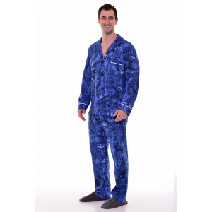 Пижама мужская 9174а кулирка (р-ры: 46-60) джинс